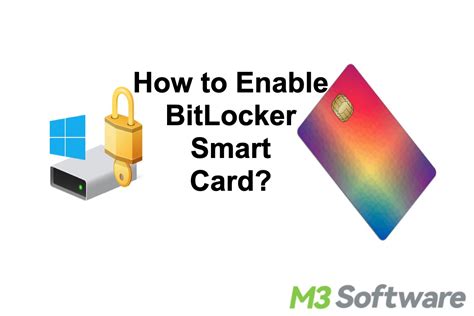 bitlocker smart card pin|enable BitLocker on drive.